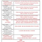 CALENDARIO SETTIMANALE 05 febbraio