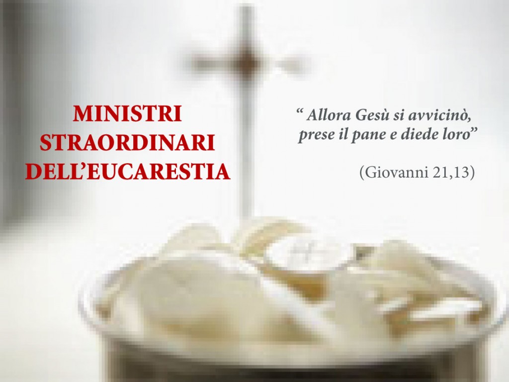 Preghiera Del Ministro Straordinario Della Comunione